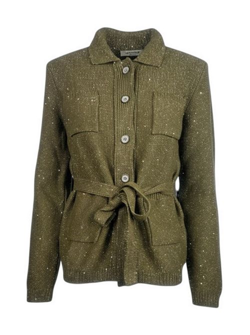giacca donna paillettes militare La fileria | 13205-33005480